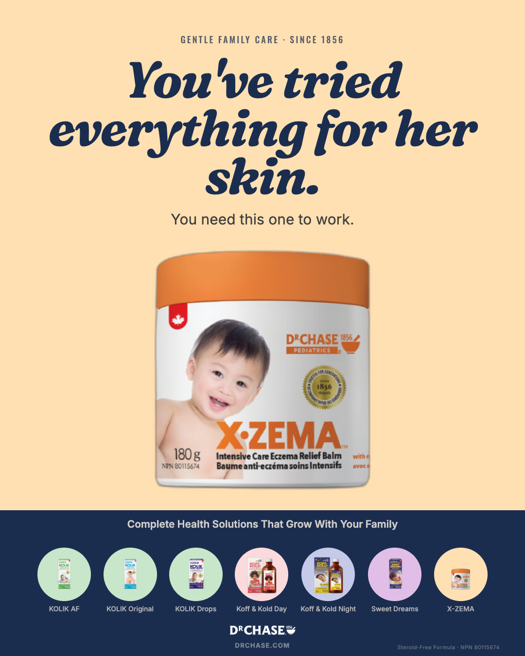 X-ZEMA Intensive Care Relief Balm | Dr. Chase