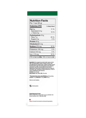 Nutribar Chocolaty Peanut Butter - Good Protein High Energy Bar - 4 Pack