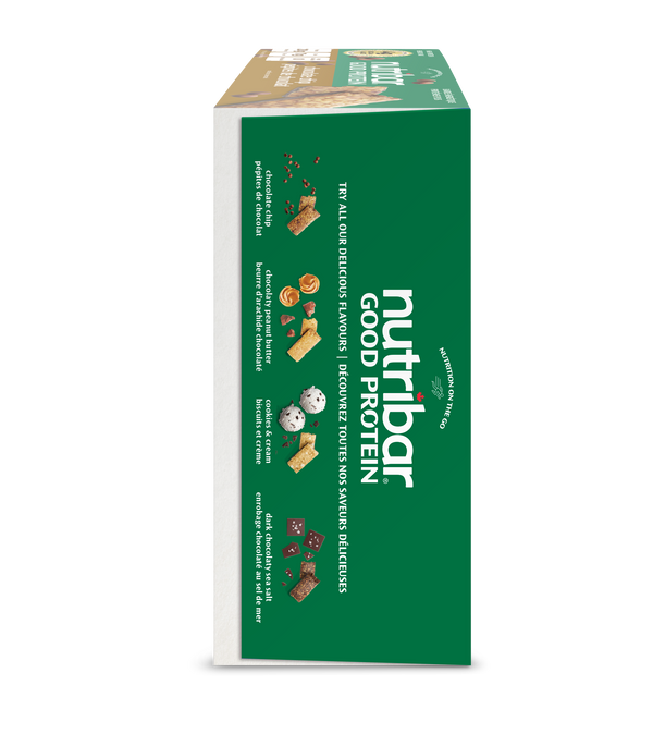 Nutribar Chocolate Chip - Good Protein High Energy Bar - 12 Pack