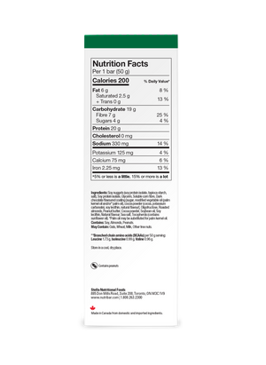 Nutribar Dark Chocolaty Sea Salt - Good Protein High Energy Bar - 4 Pack