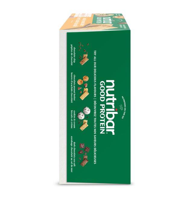 Nutribar Chocolaty Peanut Butter - Good Protein High Energy Bar - 12 Pack