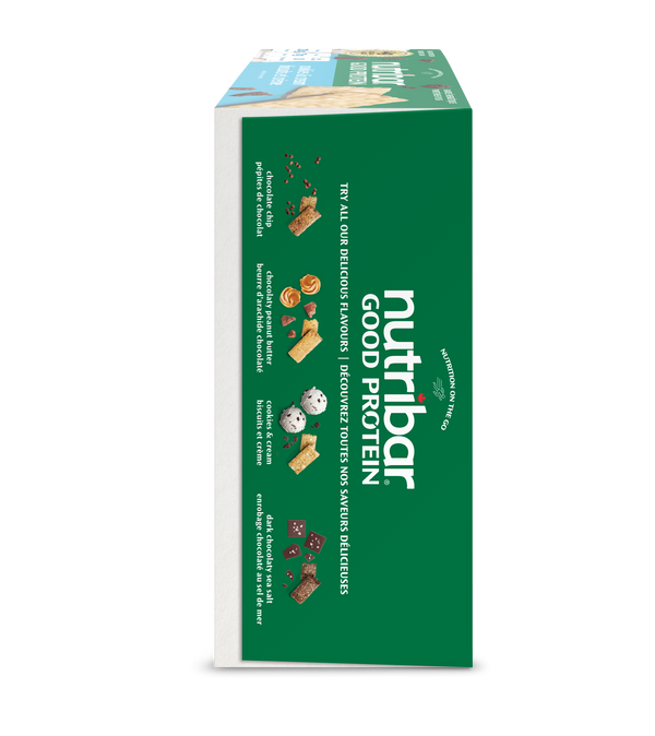 Nutribar Cookies & Cream - Good Protein High Energy Bar - 12 Pack