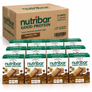 Good Protein – Chocolate Chip Carton - 12 Units (4-bar Pack)